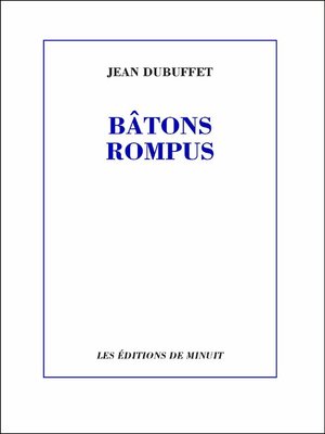 cover image of Bâtons rompus
